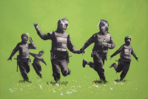 Banksy, Battle of the Beanfield