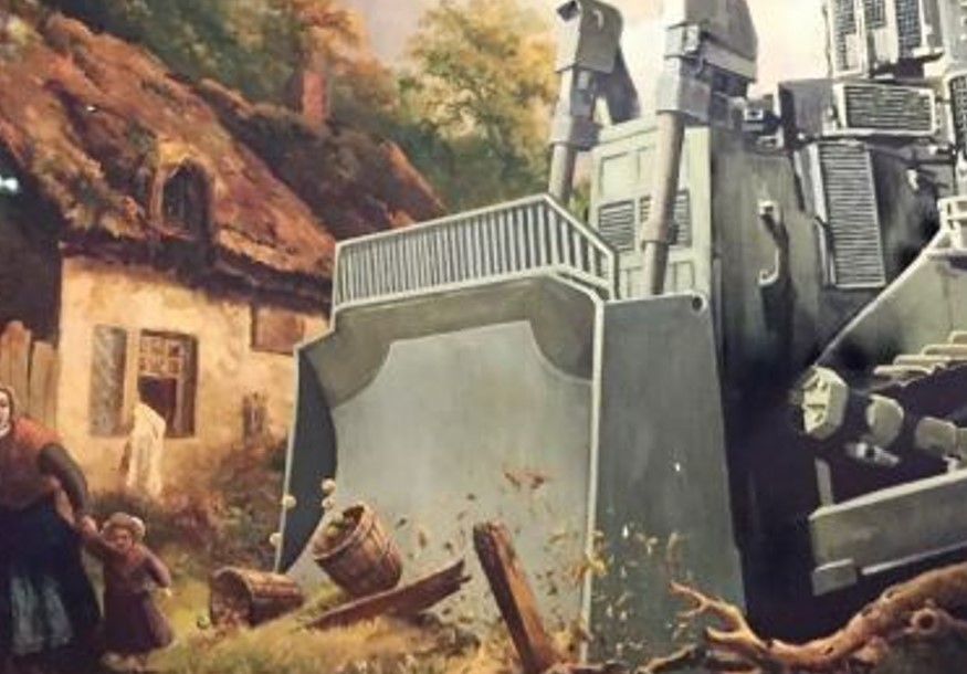 Banksy, Bulldozer