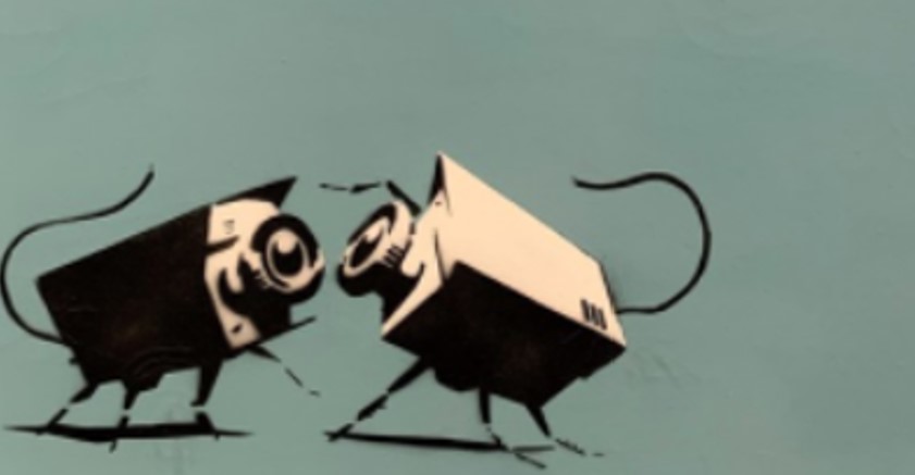Banksy, CCTV Scorpions