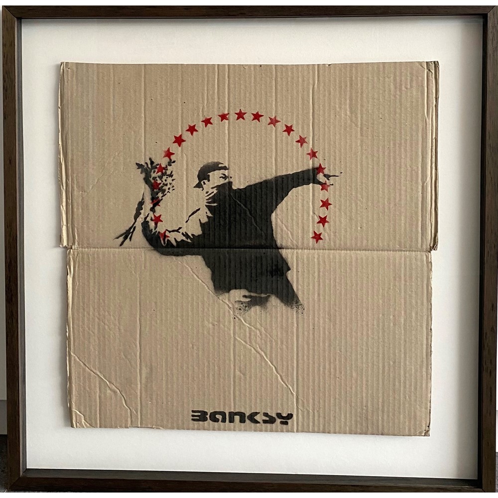 Banksy, Flower Chucker