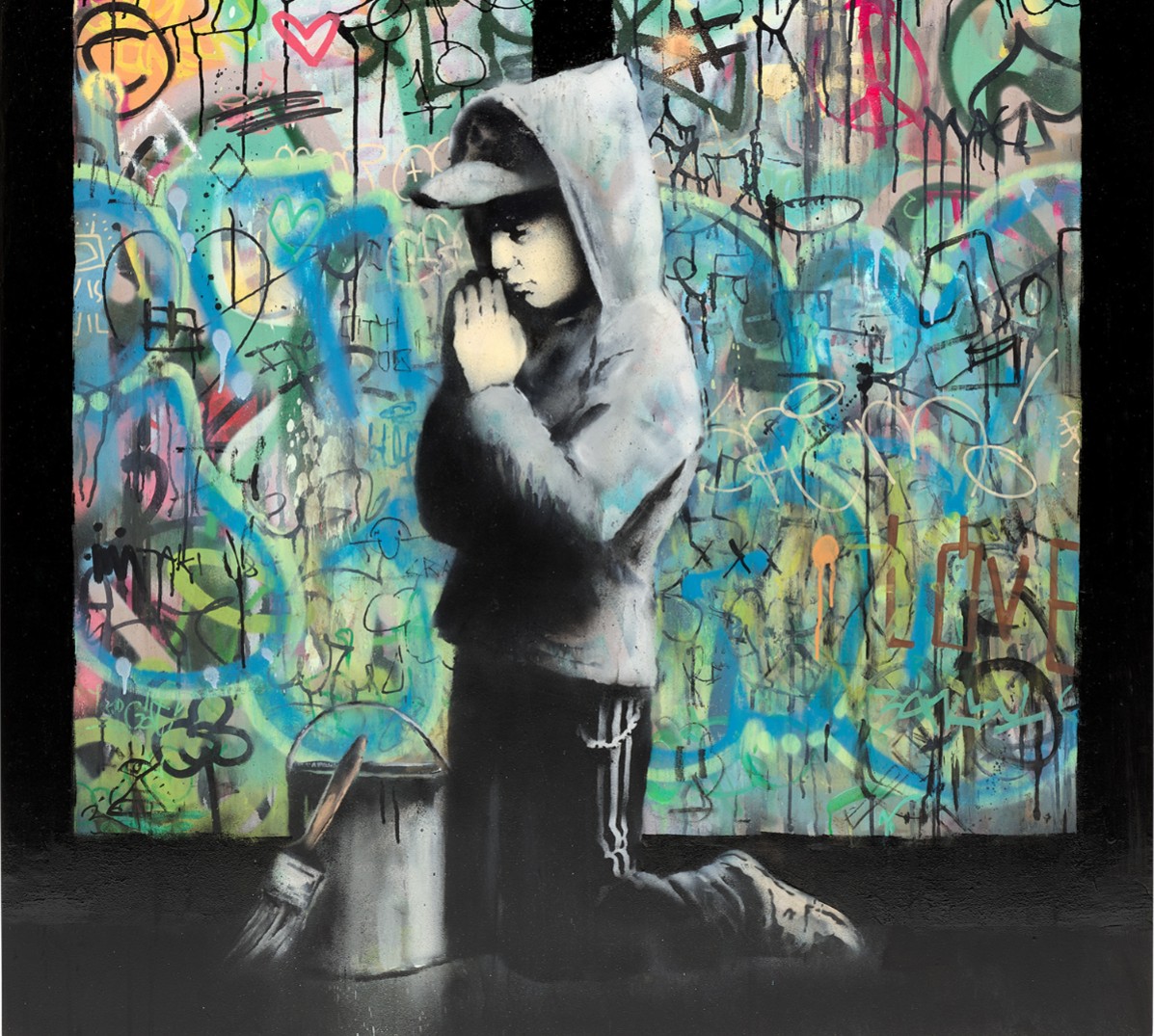 Banksy, Forgive Us Our Trespassing (L)