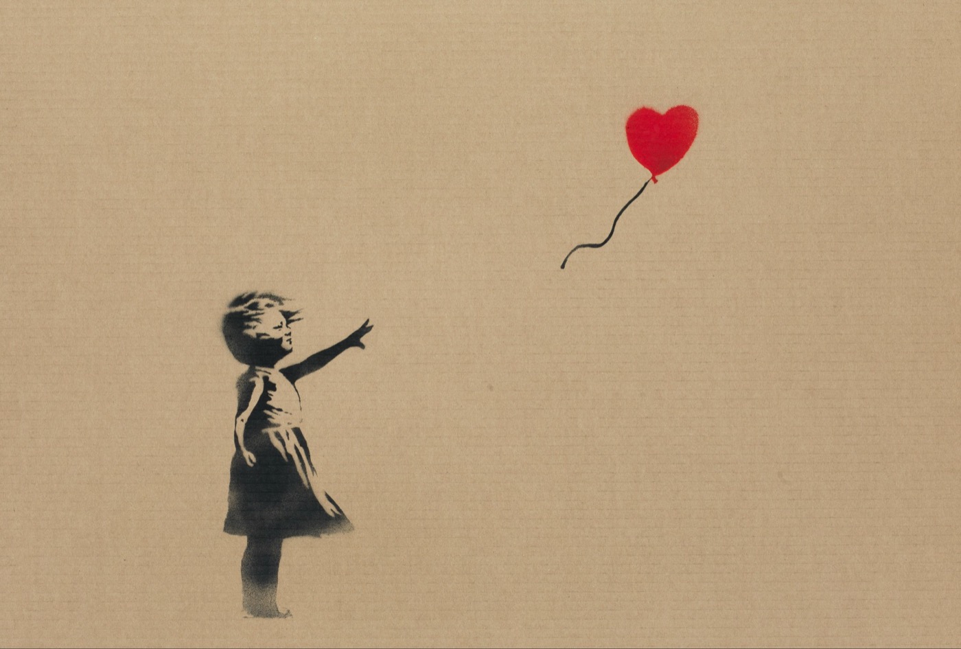 Banksy, Girl and Balloon