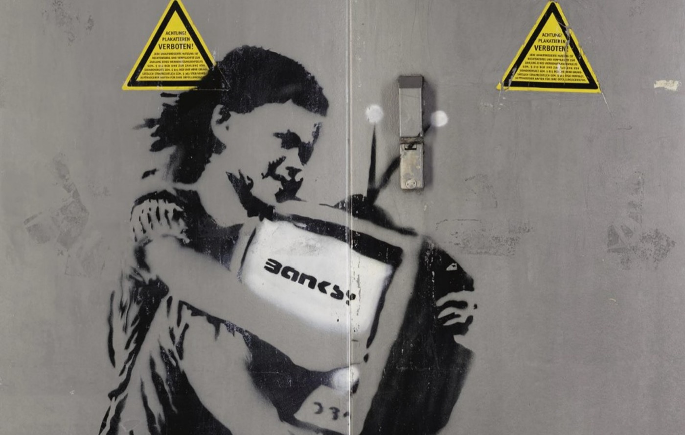 Banksy, Girl with TV