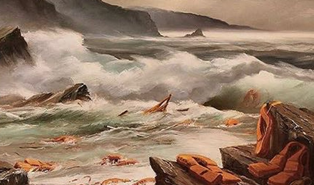 Banksy, A View of the Mediterranean