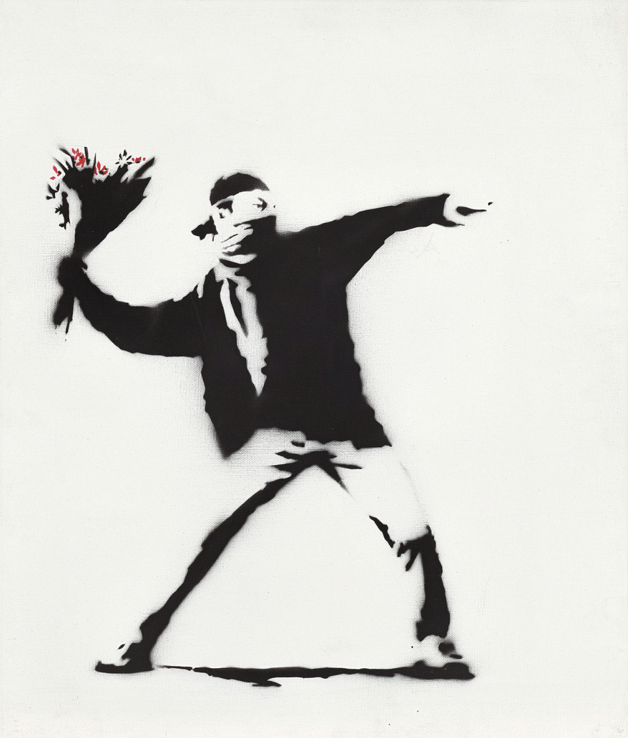 Banksy, Love Is In The Air (LA version)