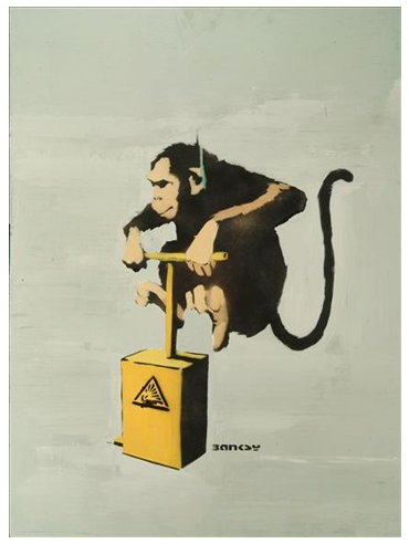Banksy, Monkey Detonator