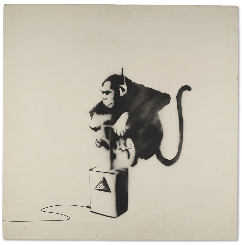 Banksy, Monkey Detonator (Board)