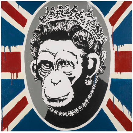 Banksy, Monkey Queen