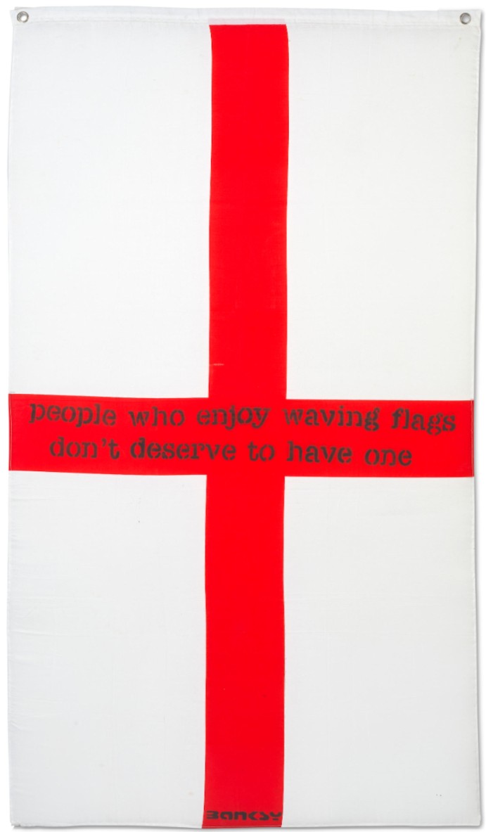 Banksy, People Who Enjoy Waving Flags Don’t Deserve To Have One