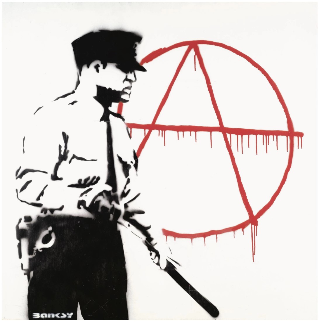Banksy, Police