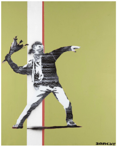 Banksy, Riot Green