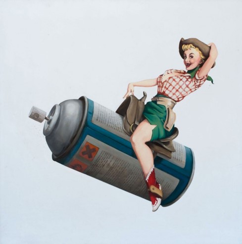 Banksy, Rodeo Girl
