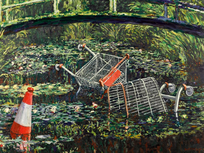 Banksy, Show Me The Monet