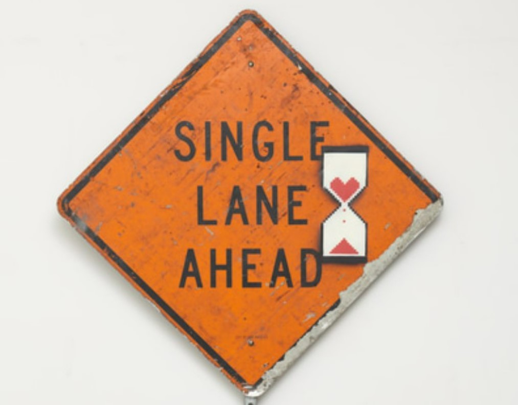 Banksy, Single Lane Ahead