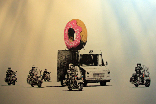 Banksy, Strawberry Donut