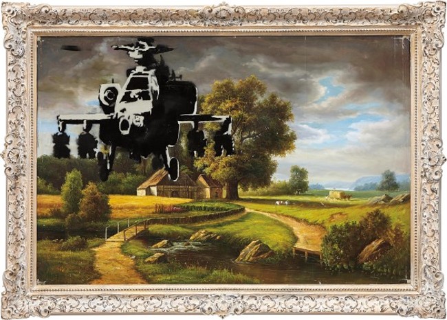 Banksy, Study for Happy Chopper