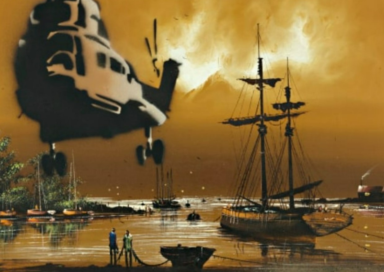 Banksy, Vandalized Oil #001