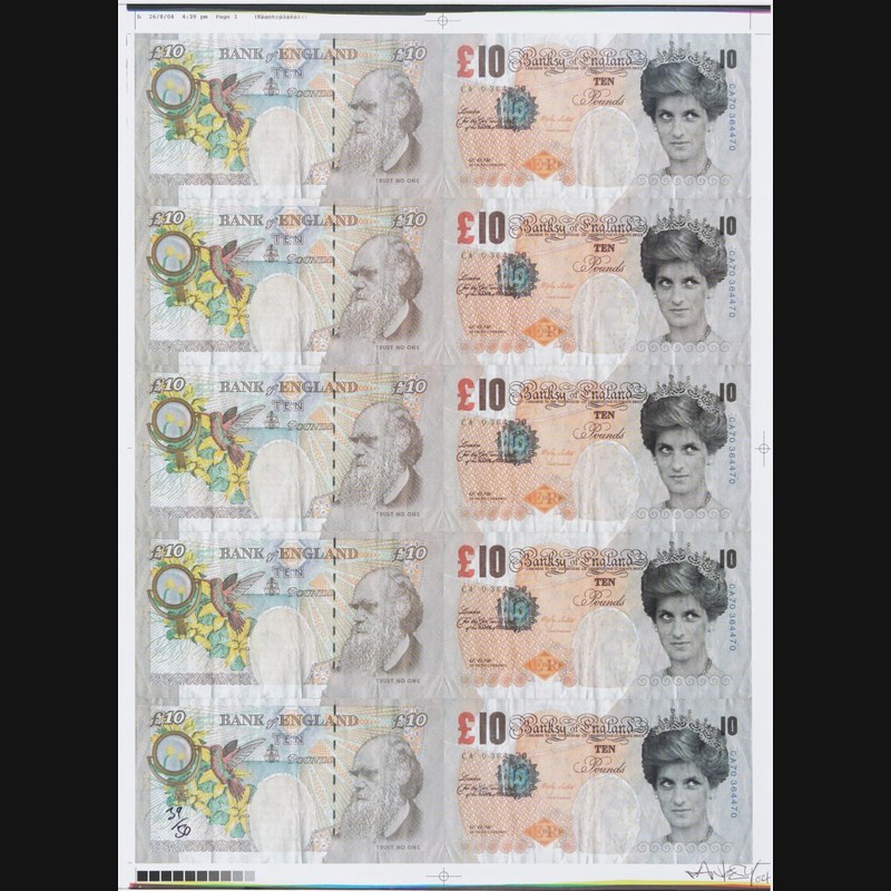 Banksy, Di-Faced Tenners