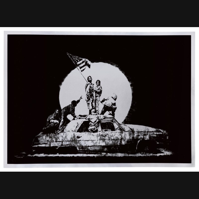 Banksy, Flag