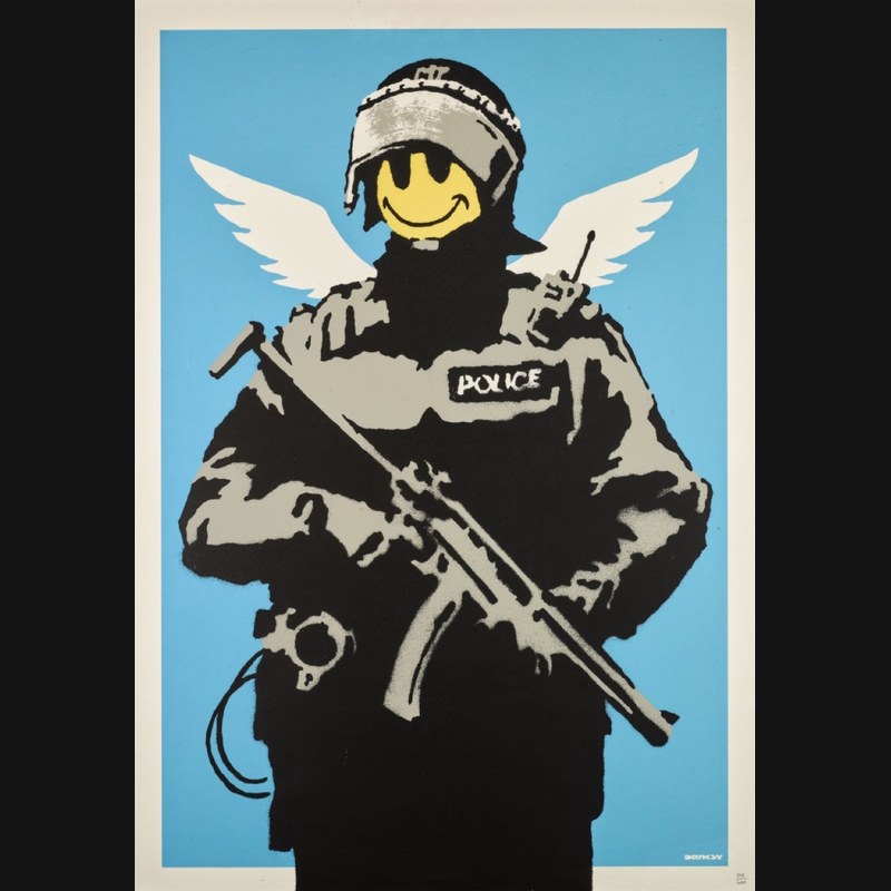 Banksy, Flying Copper