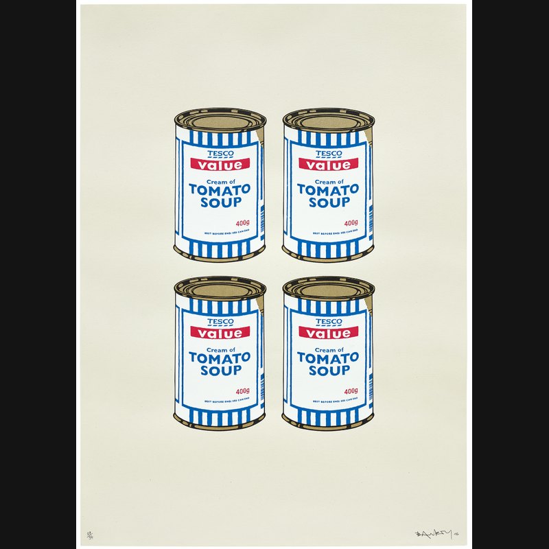 Banksy, Four Soup Cans