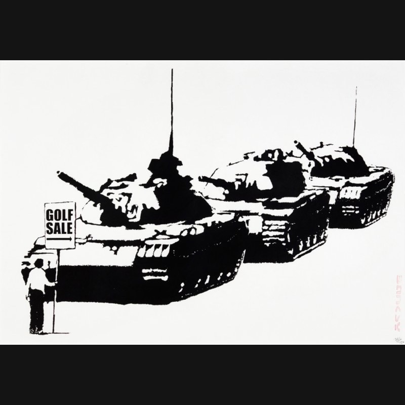 Banksy, Golf Sale