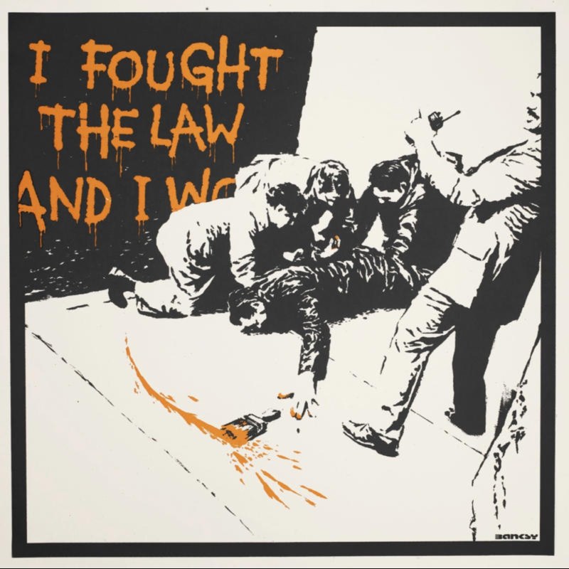 Banksy, I Fought The Law