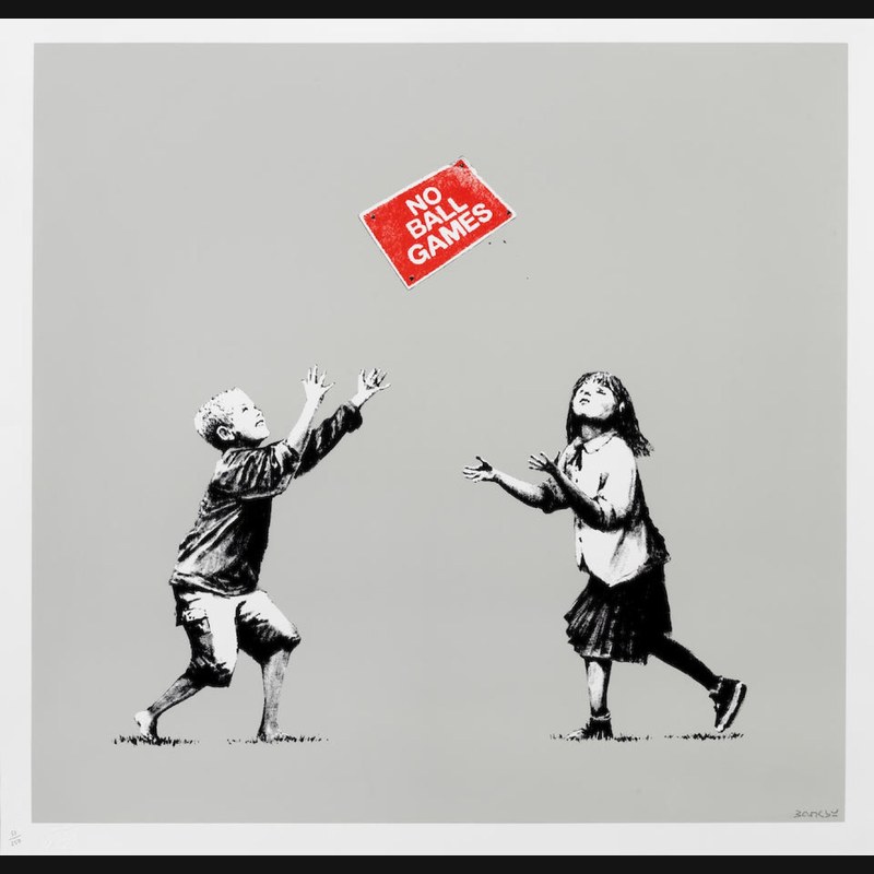 Banksy, No Ball Games