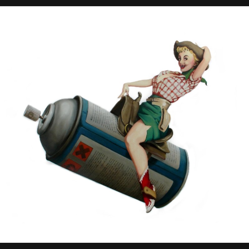 Banksy, Rodeo Girl