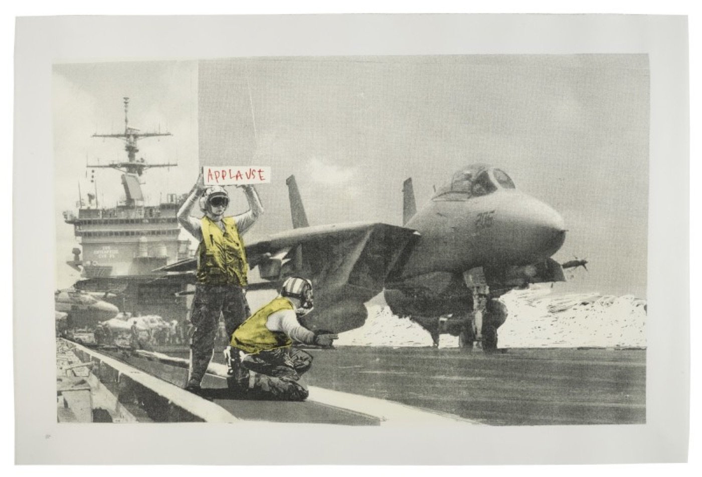 Banksy, Applause (2006), screenprint in colors