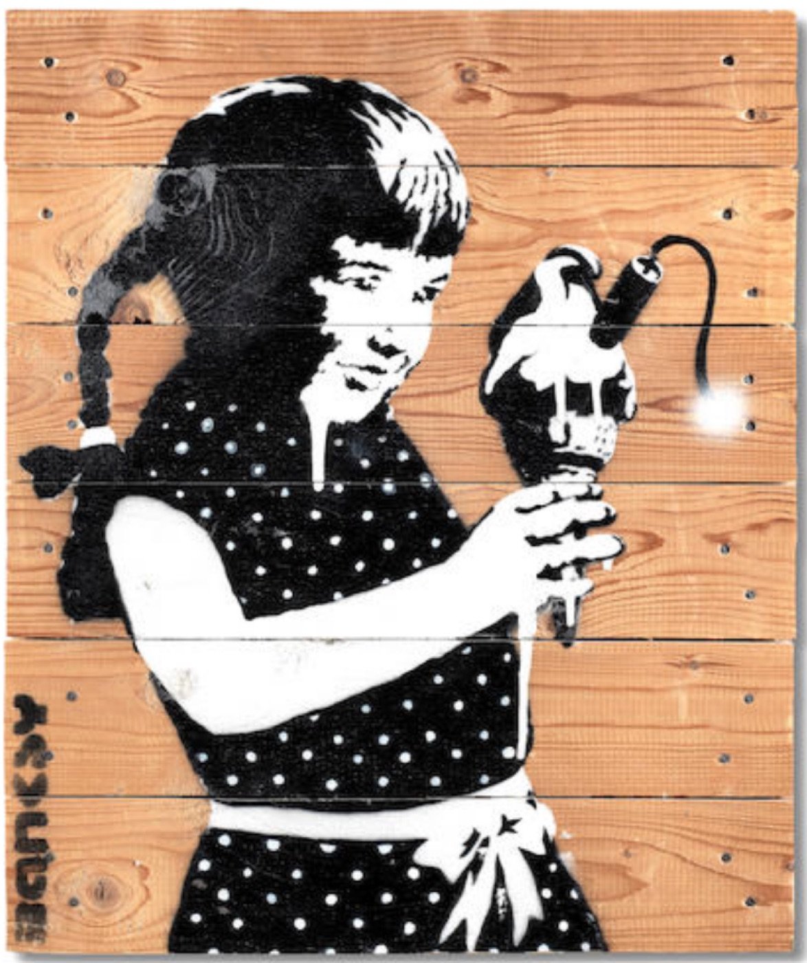 Girl with Ice Cream on Palette, 2004.