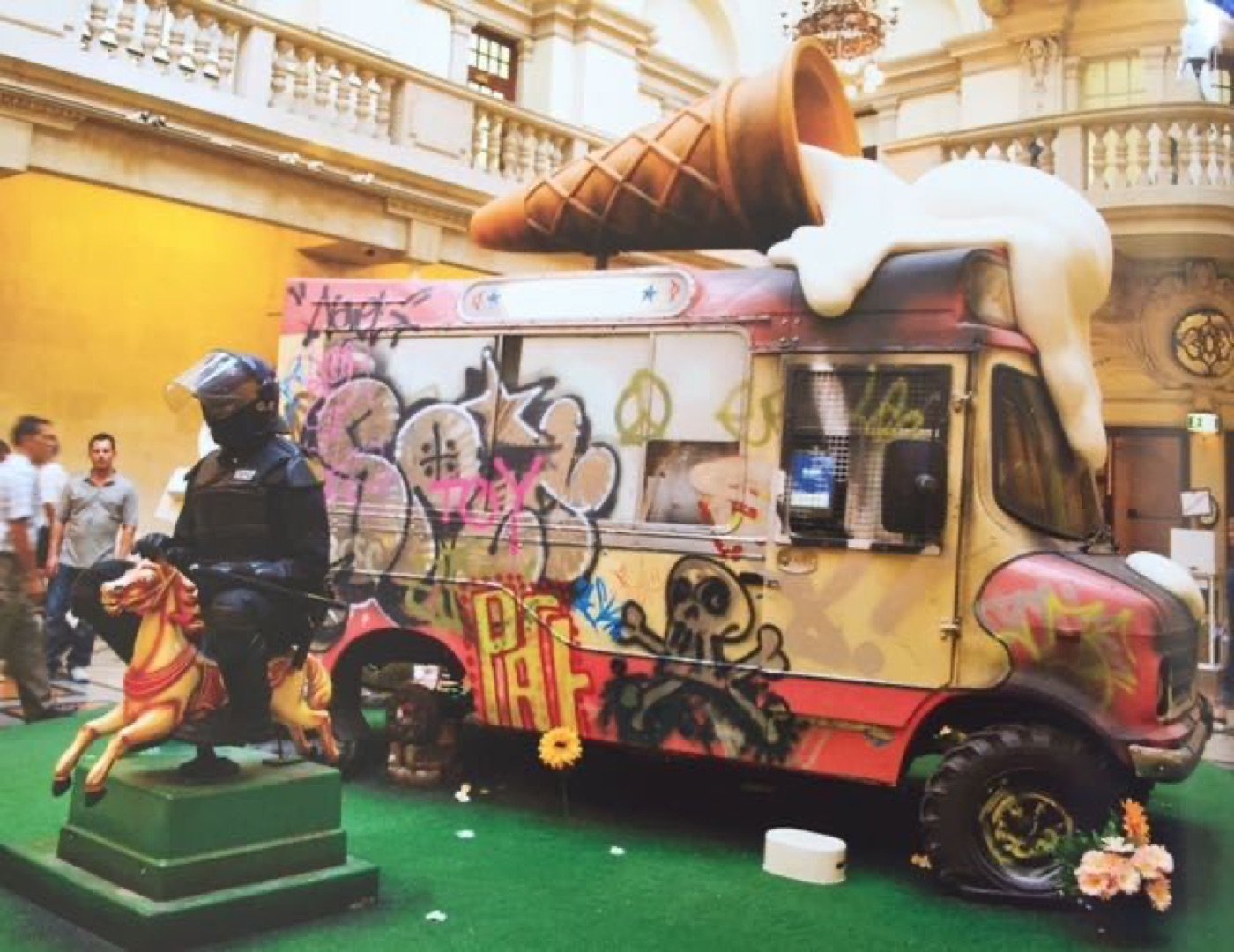 Banksy vs. Bristol Museum, Bristol, 2009.
