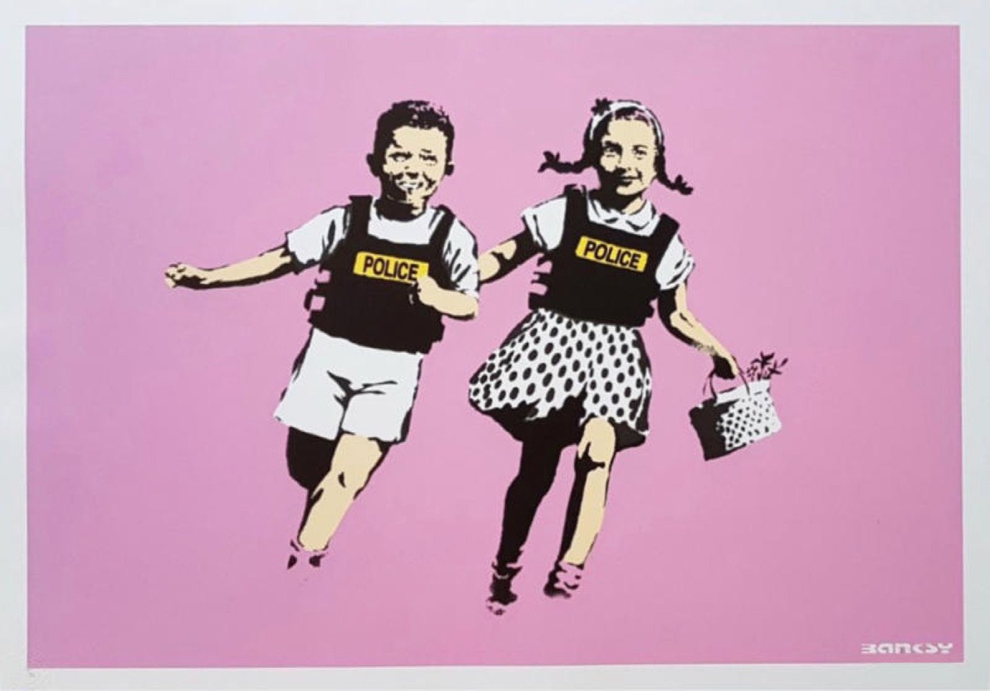 Police Kids (Pink AP), 2005. Edition: 22 signed AP.