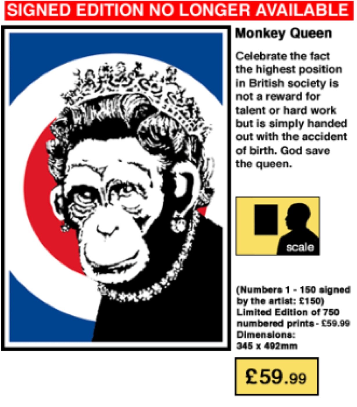 Monkey Queen on the Pictures on Walls release page.