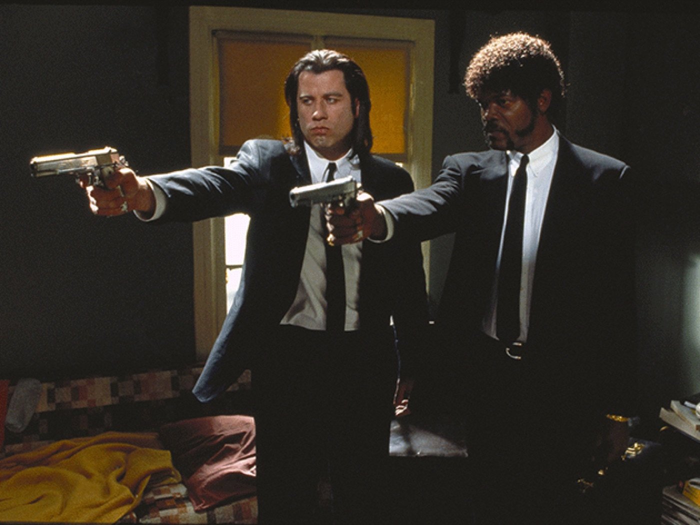 The scene from Tarantino's film.