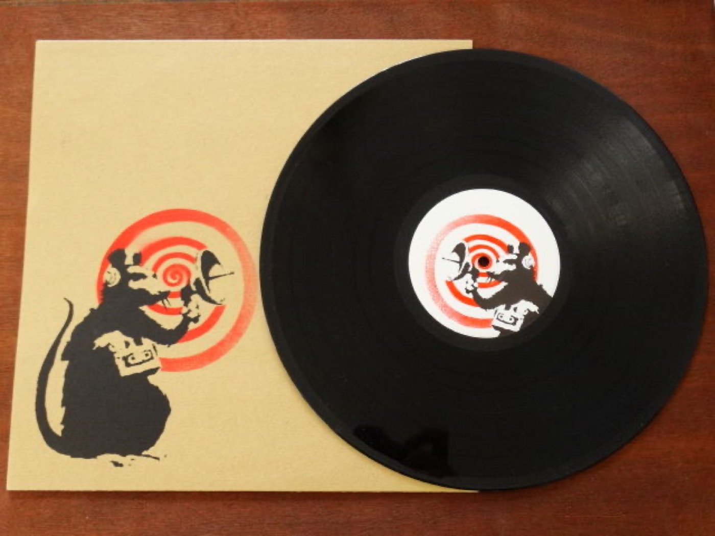 The motif reused on a Dirty Funker record sleeve.