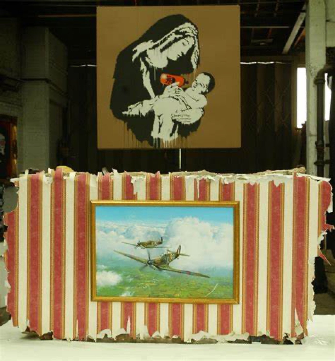Toxic Mary at the Turf War exhibition, London, 2003.