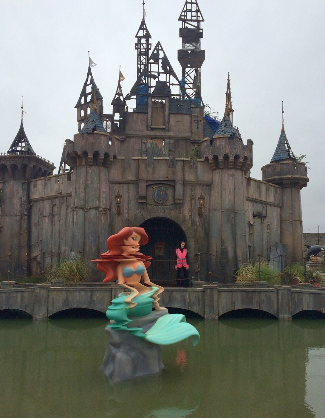 Banksy returned to Weston-super-Mare in 2015 for Dismaland.