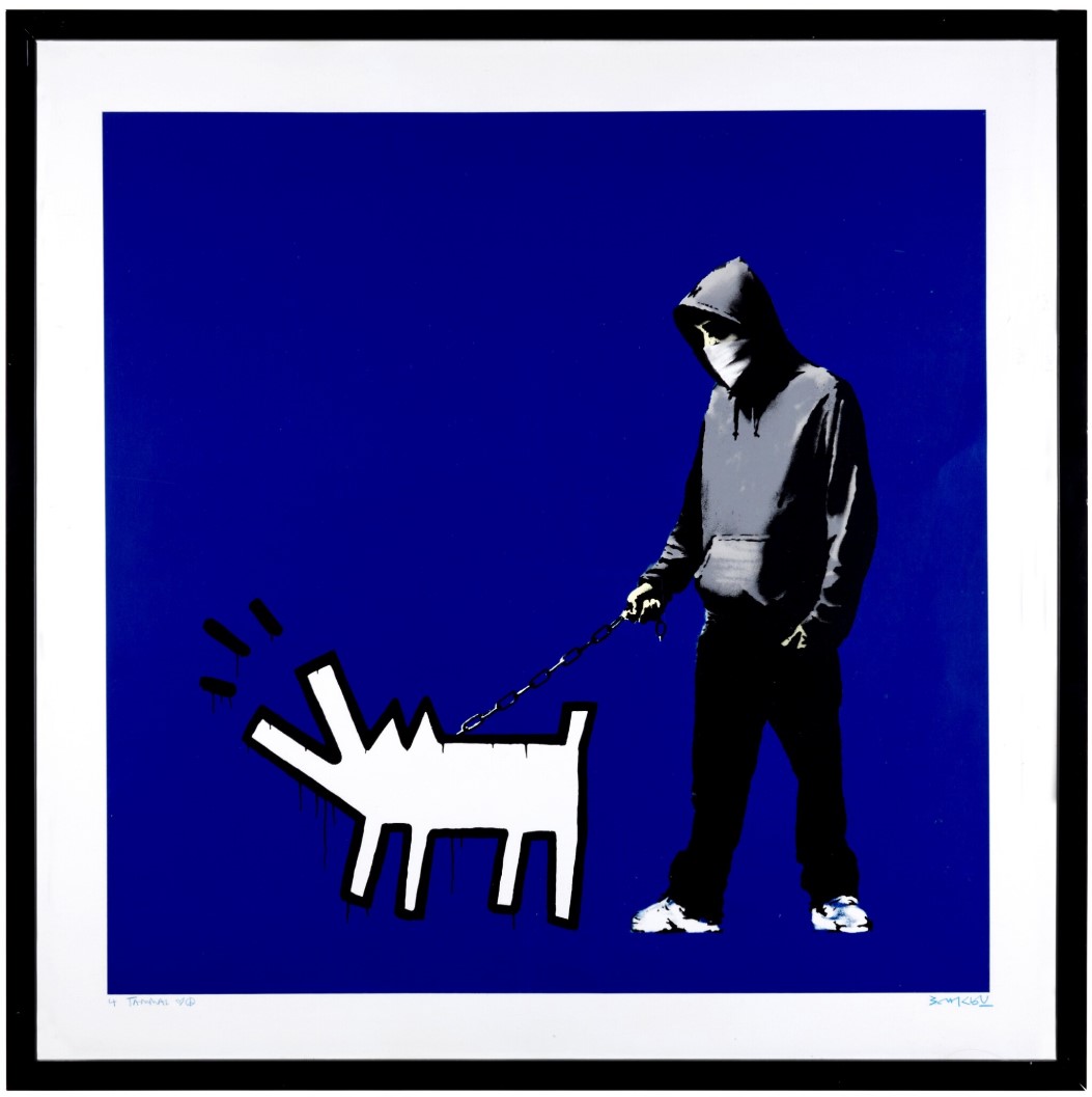 Banksy — Choose Your Weapon (Dark Blue)