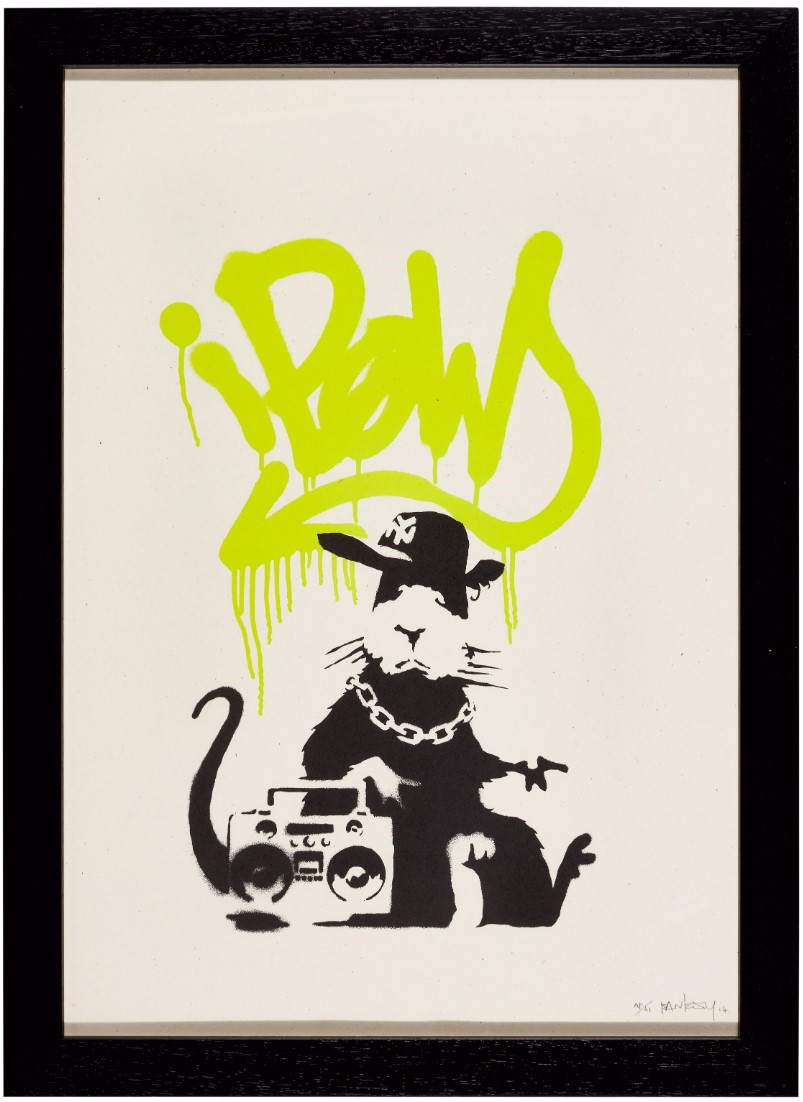 Banksy — Gangsta Rat (Lime Green A/P)
