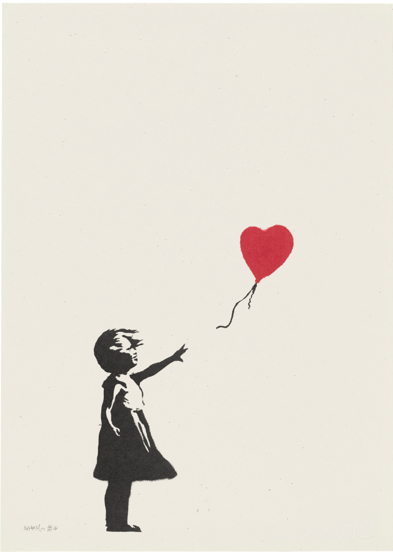 Banksy — Girl with Balloon (signed)