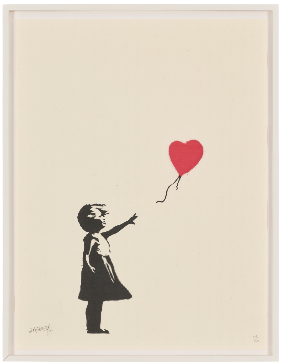 Banksy — Girl with Balloon (signed)