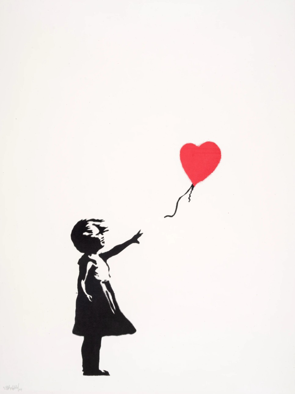 Banksy — Girl with Balloon (signed)