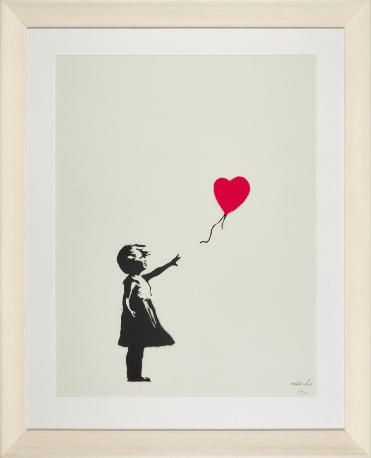 Banksy — Girl with Balloon (signed)