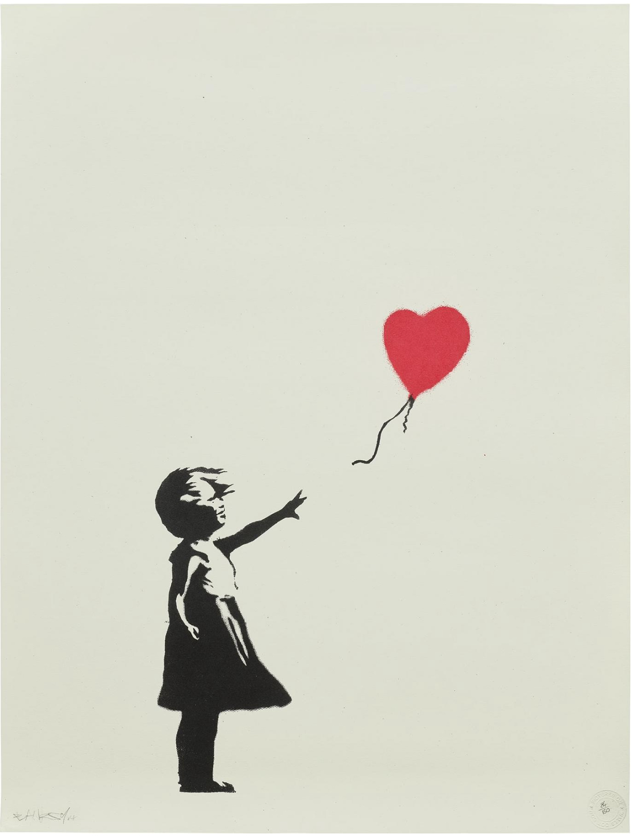 Banksy — Girl with Balloon (signed)