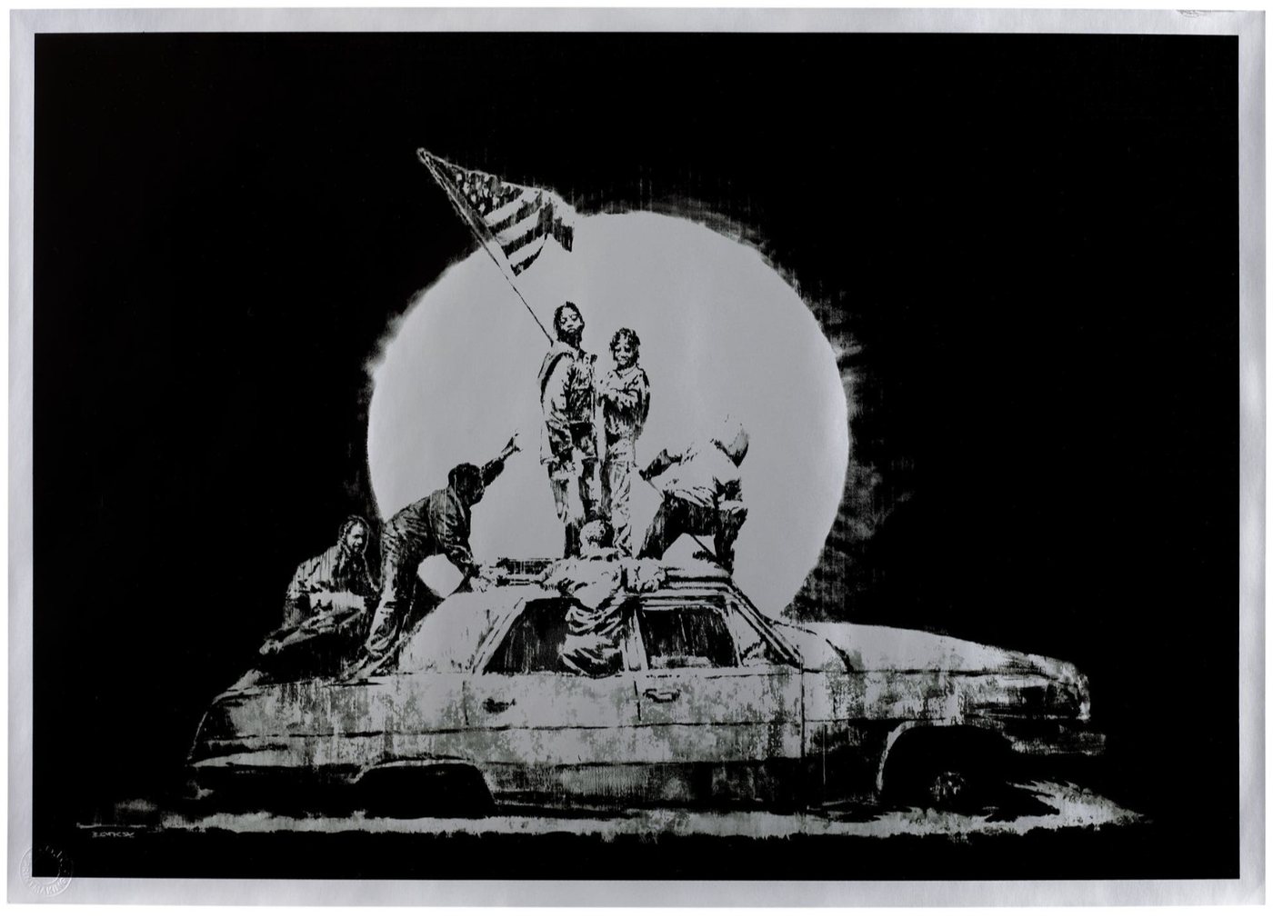 Banksy, Flag