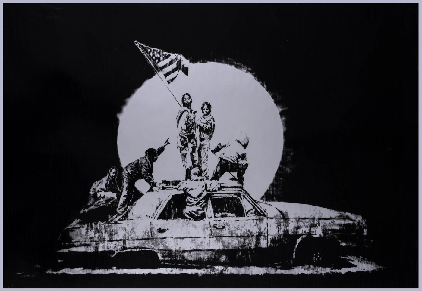Banksy, Flag
