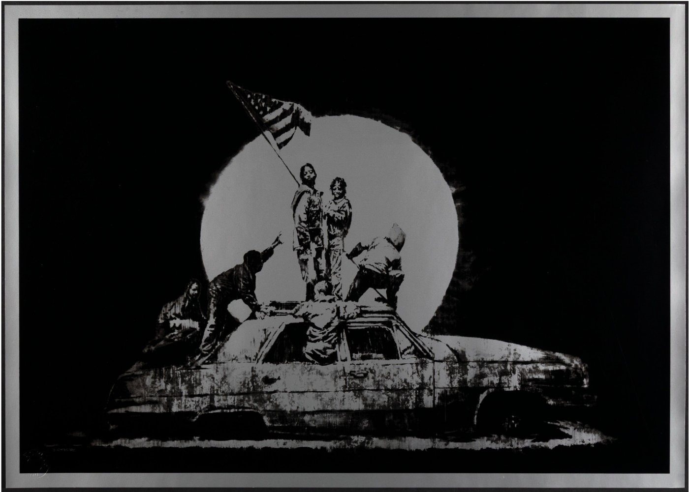 Banksy, Flag