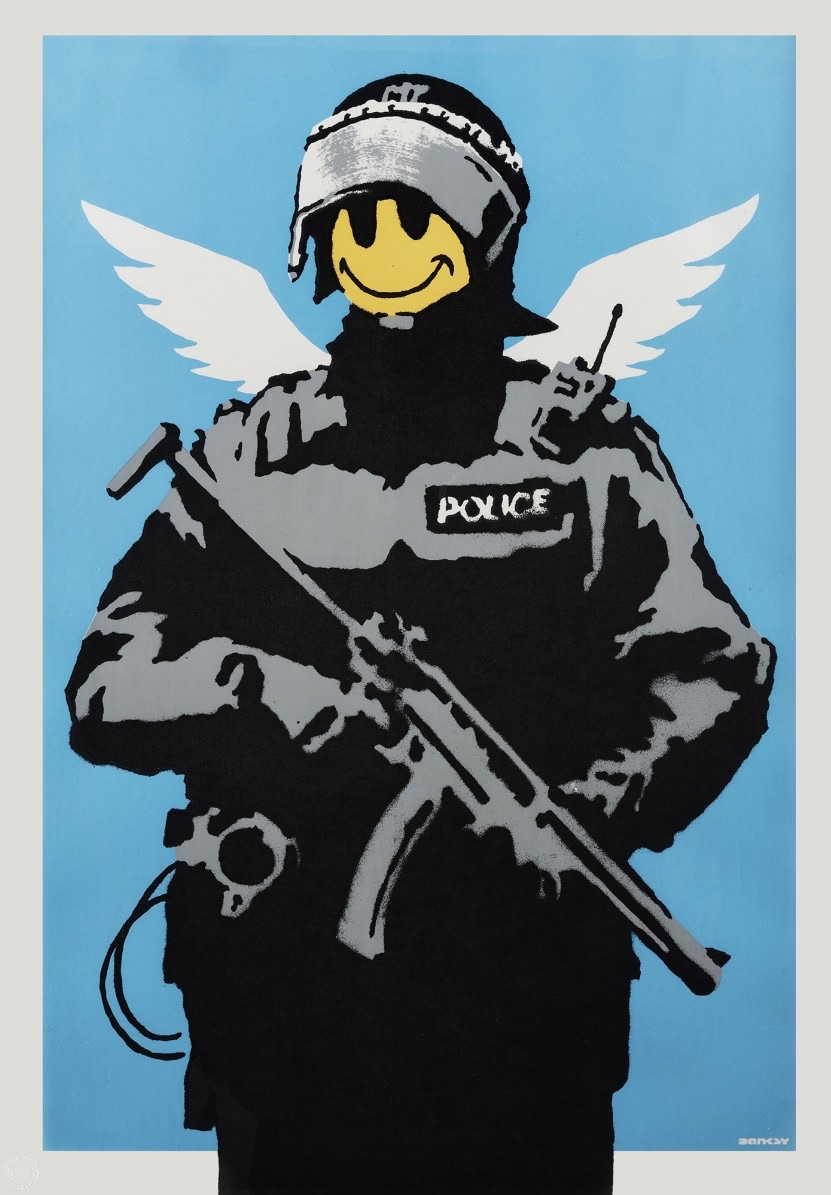 Banksy, Flying Copper