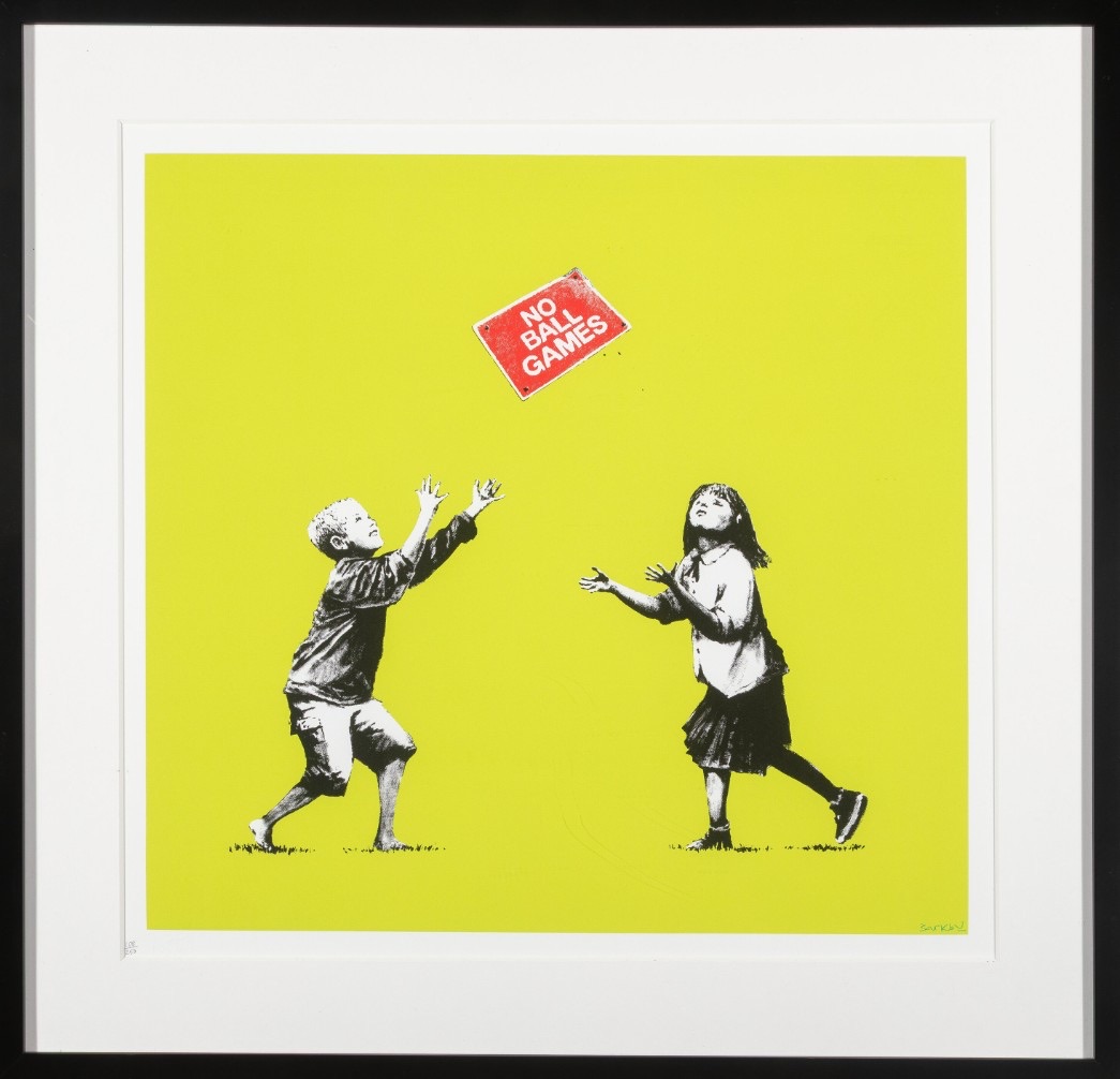 Banksy, No Ball Games